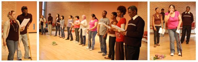The ILC Immigrant Theater Class performing Seed Folks of Malden