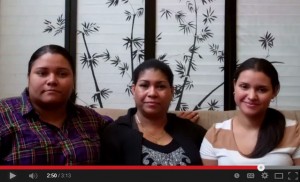 Click above to watch a video interview with Victoria Amador and Rosa and Nisaury Tejeda.