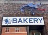 Blue Frog The Blue Frog Bakery sign