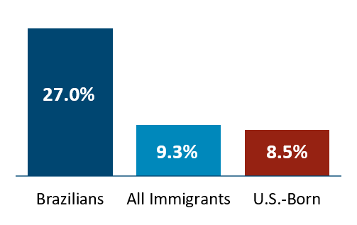 Brazil self-employment graphic