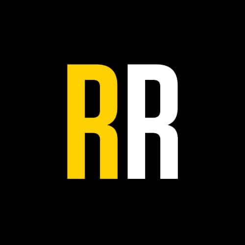 Retro Report logo. It's two Rs in yellow and white on a black background.