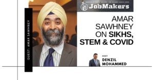 JobMakers logo: Amar Sawhney on Sikhs, STEM & COVID