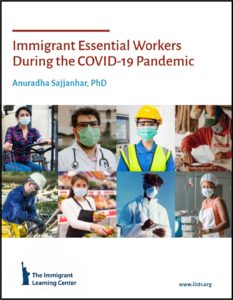 Immigrant Essential Workers During the COVID-19 Pandemic report cover
