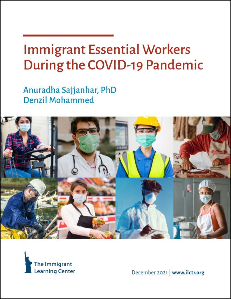 Immigrant Essential Workers During the COVID-19 Pandemic report cover