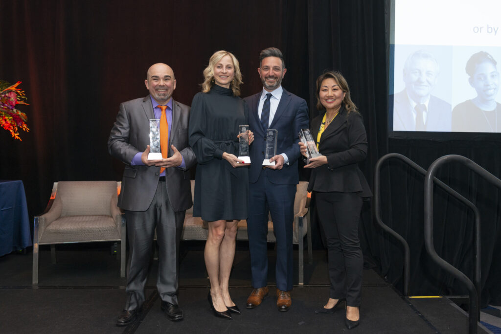 From left to right, Roger Magalhaes, Jitka Borowick, Avak Kahvejian and Ling Chai Maginn