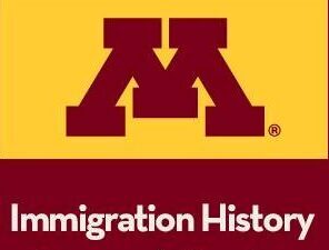 Immigration History Research Center logo. It's a University of Minnesota logo with Immigration History written underneath.