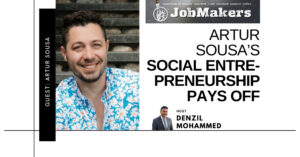 JobMakers podcast logo: Artur Sousa's social entrepreneurship pays off