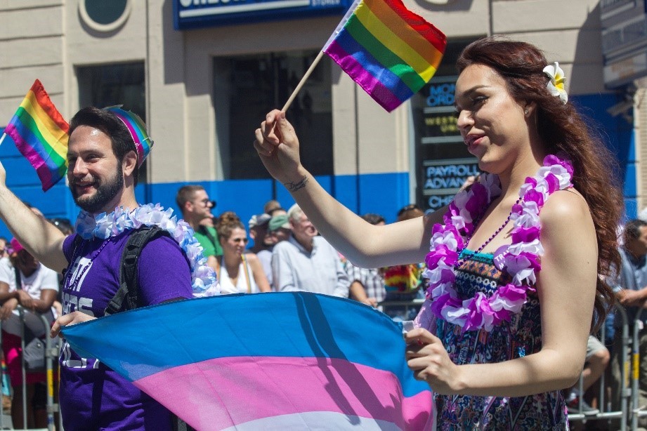 Trans pride march photo