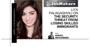 JobMakers podcast graphic: Liya Palagashvili