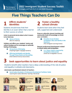 2022 Immigrant Student Success Toolkit