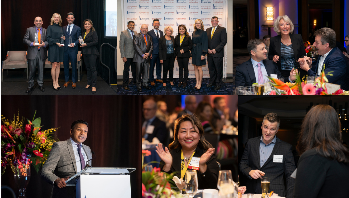 Collage of photos from the 2022 Immigrant Entrepreneur Awards