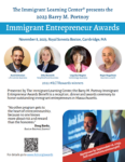 First page of the Immigrant Entrepreneur Awards overview