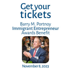 Social Media Kit Attending Tw 01 Get your tickets; Barry M. Portnoy Immigrant Entrepreneur Awards Benefit; November 8, 2023