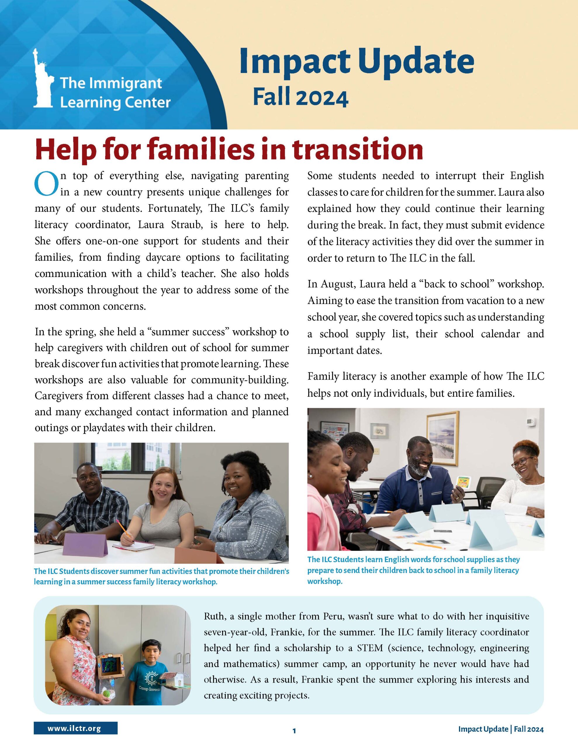 News &lt; The Immigrant Learning Center